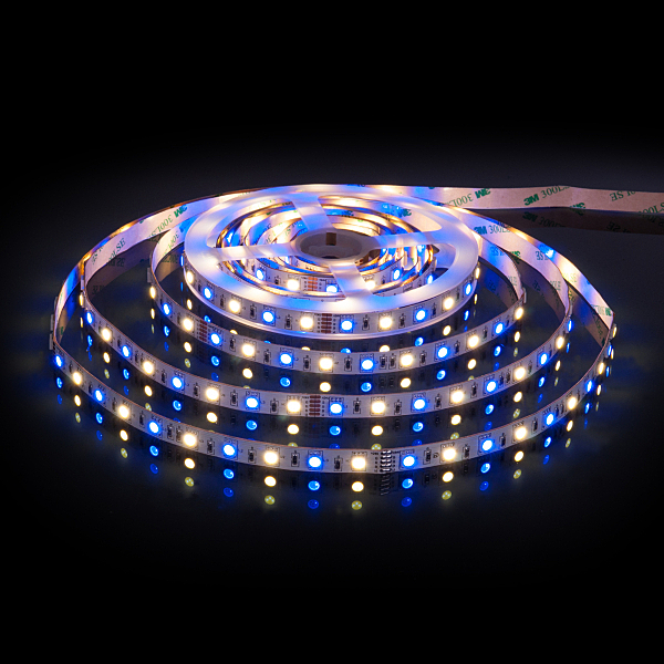 LED лента Лента светодиодная 60Led 14,4W IP20 RGB 4200K дневной белый (5050+5050 24V 60Led 14,4W IP20 RGBW)