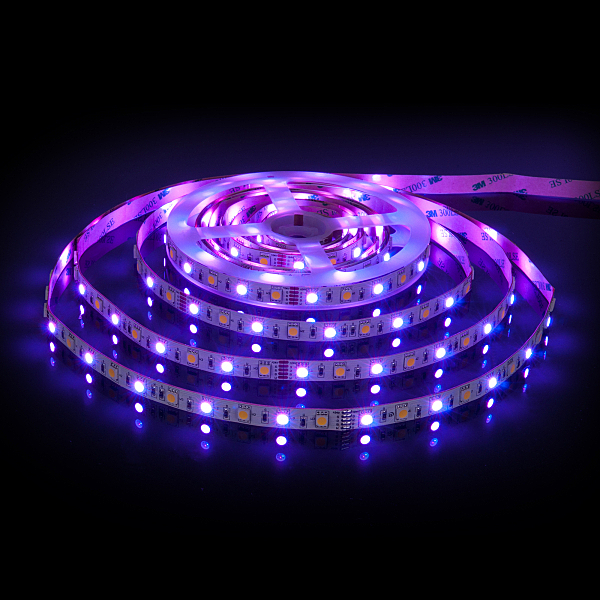 LED лента Лента светодиодная 60Led 14,4W IP20 RGB 4200K дневной белый (5050+5050 24V 60Led 14,4W IP20 RGBW)