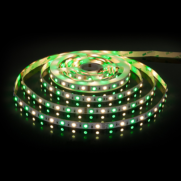 LED лента Лента светодиодная 60Led 14,4W IP20 RGB 4200K дневной белый (5050+5050 24V 60Led 14,4W IP20 RGBW)