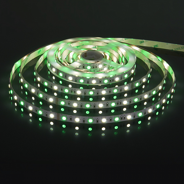 LED лента Лента светодиодная 60Led 14,4W IP20 RGB 6500K холодный белый (5050+5050 24V 60Led 14,4W IP20 RGBW)