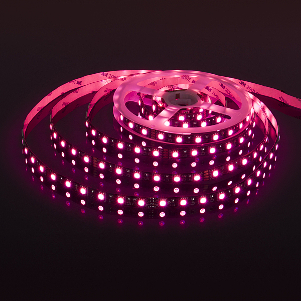 LED лента 24V 60Led 14,4W IP20 Black Лента светодиодная 60Led 14,4W IP20 мульти (5050 24V 60Led 14,4W IP20 RGB Black) a053681