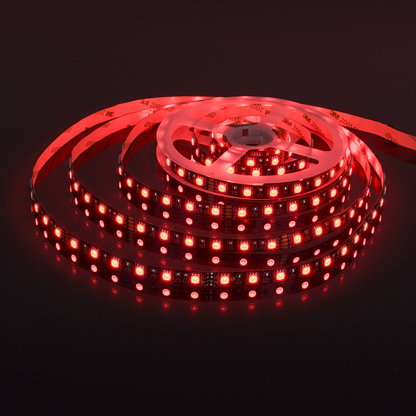 LED лента 24V 60Led 14,4W IP20 Black Лента светодиодная 60Led 14,4W IP20 мульти (5050 24V 60Led 14,4W IP20 RGB Black) a053681