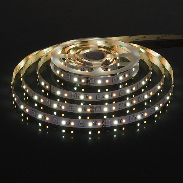 LED лента Лента светодиодная 90Led 16W IP20 MIX RGB 3300/6500 теплый белый/холодный белый (5050+2835+2835 90Le