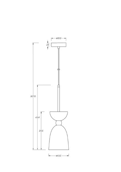 Светильник подвесной Cloches MOD113PL-01W