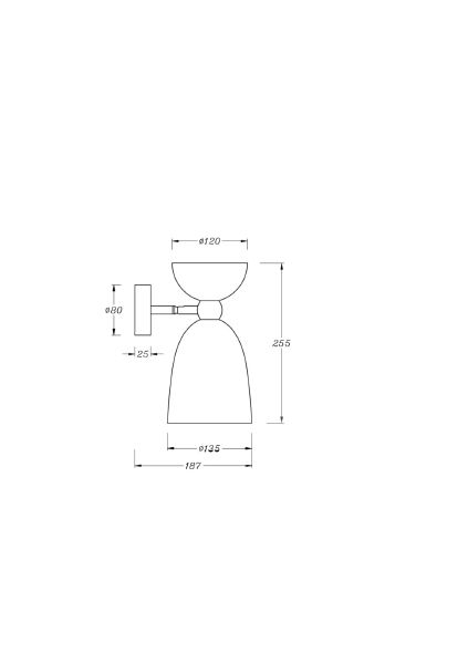 Настенное бра Cloches MOD113WL-01W