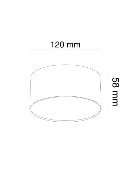 Светильник потолочный Zon C032CL-L12W3K
