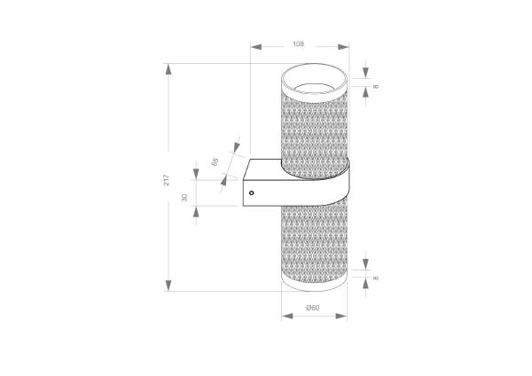 Настенный светильник Focus Design C069WL-02B