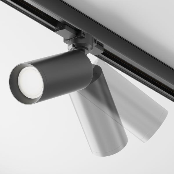 Трековый светильник Focus Trinity TR028-3-GU10-B