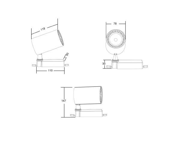 Трековый светильник Vuoro Trinity TR029-3-10W3K-B