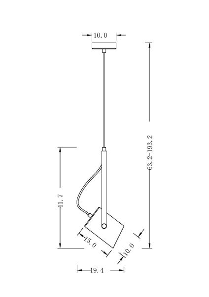 Светильник подвесной Elori FR4004PL-01WB