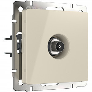 Розетка Werkel W1183003/ ТВ-розетка оконечная (слоновая кость)