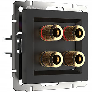 Розетка Werkel W1185008/ Акустическая розетка (черный матовый)