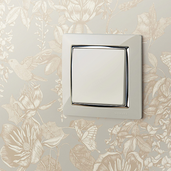 Выключатель Встраиваемые механизмы слоновая кость W1110003/ Выключатель одноклавишный (слоновая кость)