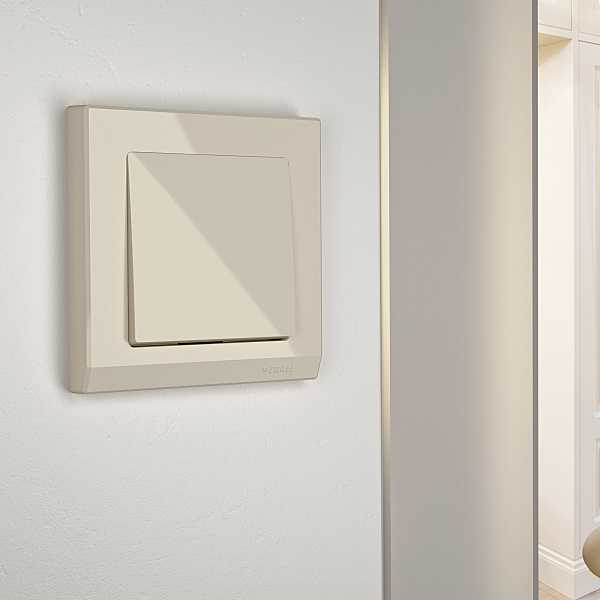 Выключатель Встраиваемые механизмы слоновая кость W1110003/ Выключатель одноклавишный (слоновая кость)