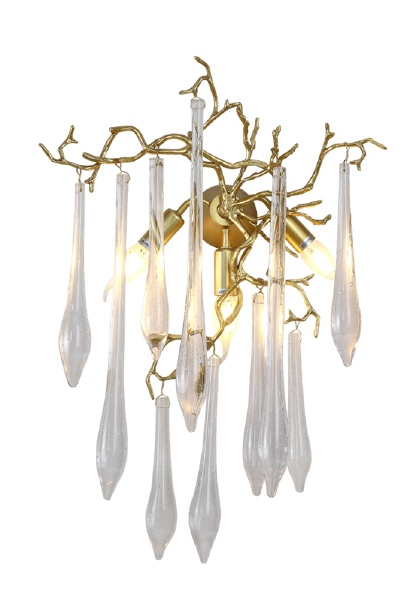 Настенное бра Reina REINA AP3 GOLD PEARL