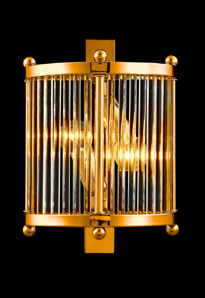 Настенное бра Tadeo TADEO AP2 GOLD/TRANSPARENTE