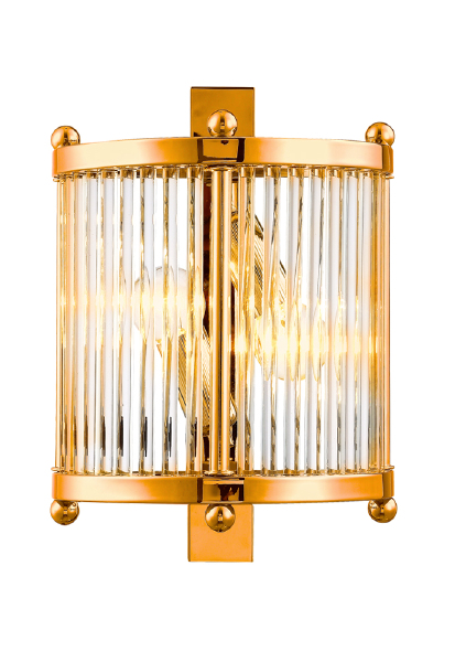 Настенное бра Tadeo TADEO AP2 GOLD/TRANSPARENTE