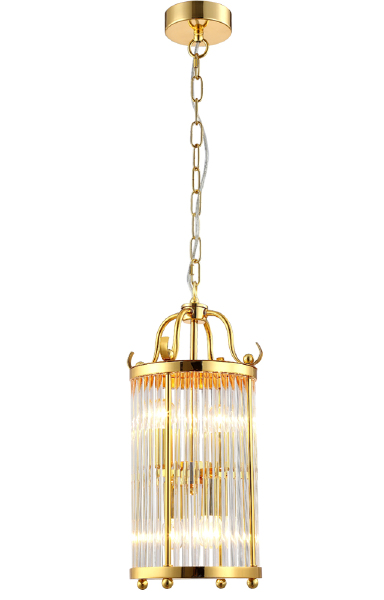 Светильник подвесной Tadeo TADEO SP4 D200 GOLD/TRANSPARENTE