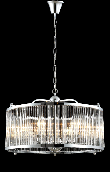 Подвесная люстра Tadeo TADEO SP6 D600 CHROME/TRANSPARENTE