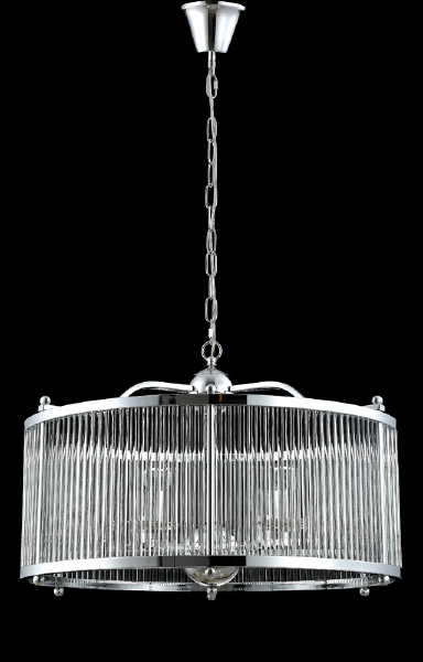 Подвесная люстра Tadeo TADEO SP6 D600 CHROME/TRANSPARENTE