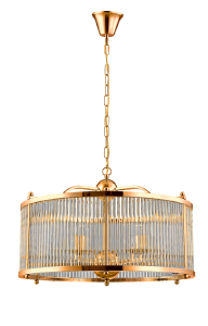 Подвесная люстра Tadeo TADEO SP6 D600 GOLD/TRANSPARENTE