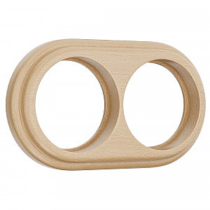 Рамка W0025224/ Рамка на 2 поста (светлый бук)