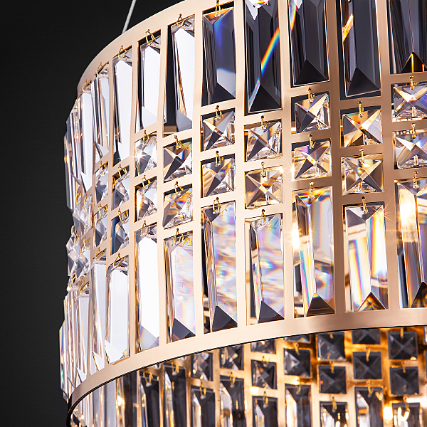 Подвесная люстра Lory 10125/5 золото/прозрачный хрусталь Strotskis Smart (10116/5)