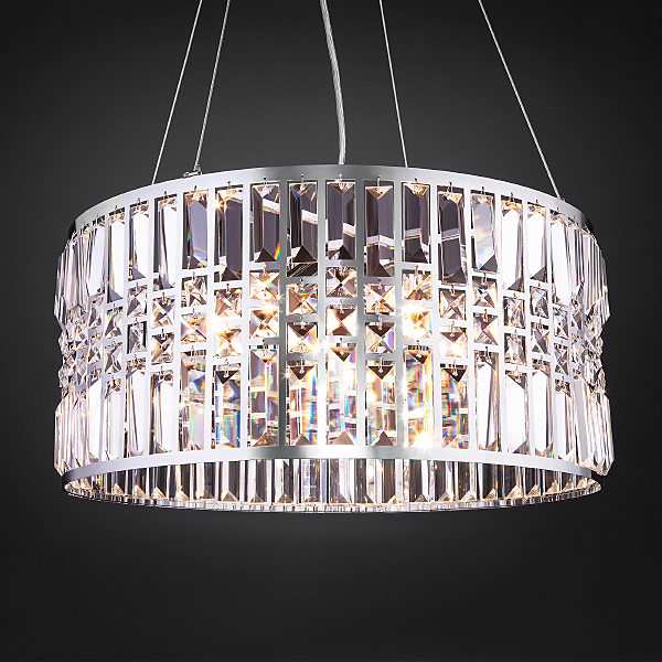 Подвесная люстра Lory 10125/5 хром/прозрачный хрусталь Strotskis Smart (10116/5)