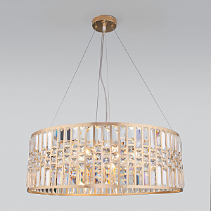 Подвесная люстра Lory 10125/8 золото/прозрачный хрусталь Strotskis Smart (10116/8)