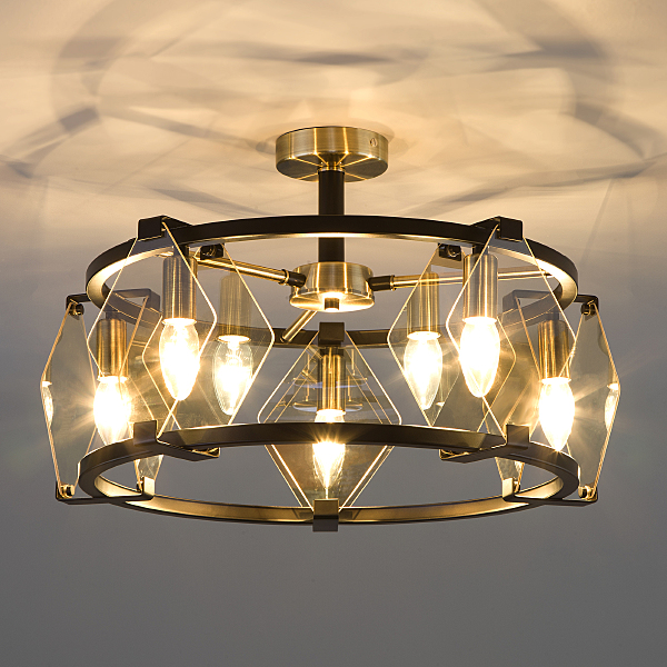 Потолочная люстра Aragon 60126/5 черный Smart (60116/5)