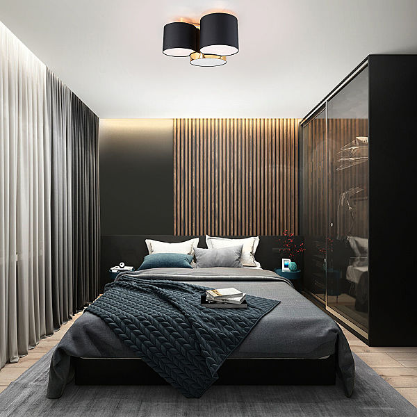 Потолочная люстра Mona 3445 Mona Black/Gold