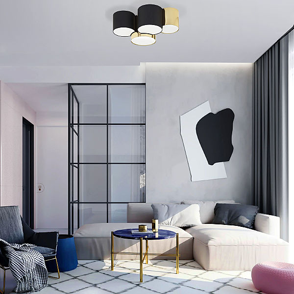 Потолочная люстра Mona 3446 Mona Black/Gold