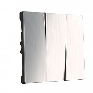 Накладка на механизм Werkel W1139002/ Набор клавиш для выключателя трехклавишного (глянцевый никель)