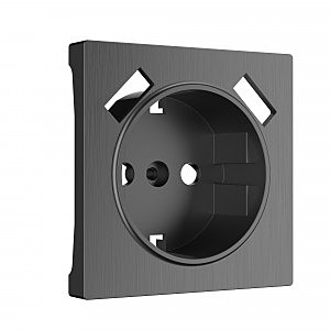Накладка на механизм Werkel W1179504/ Накладка для розетки USB (графит рифленый)