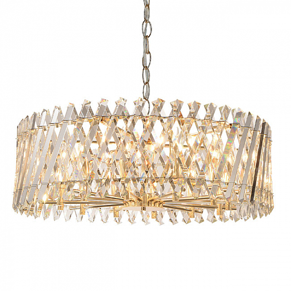 Подвесная люстра Pauline LH0044/12P-GD-CL