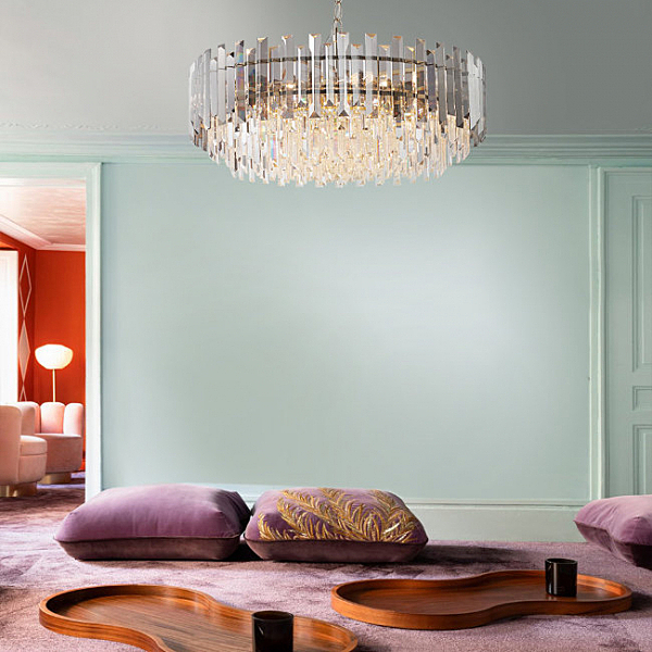 Подвесная люстра Augusta LH0045/18P-GD-SMK-CL