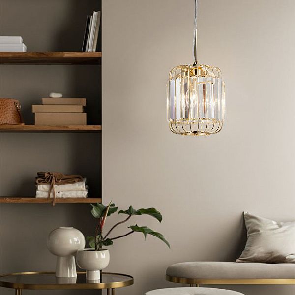 Светильник подвесной Viviana LH0047/2P-GD-CL