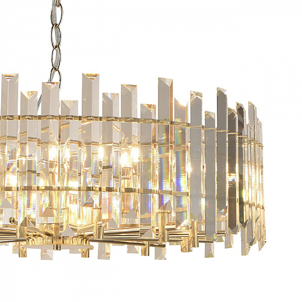 Подвесная люстра Laurina LH0049/12P-GD-CL