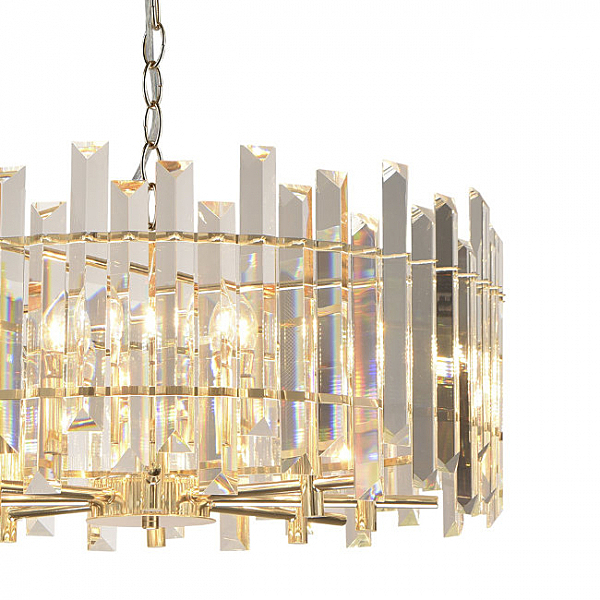 Подвесная люстра Laurina LH0049/8P-GD-CL