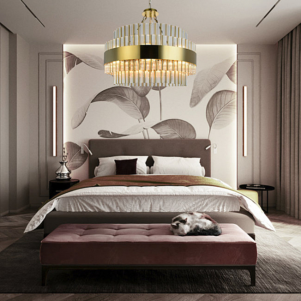 Подвесная люстра Floridiya LH3054/18P-GDCG