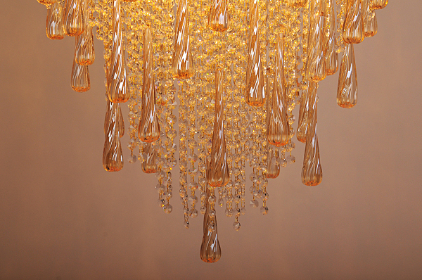 Подвесная люстра Greta L.7101-6AMBER