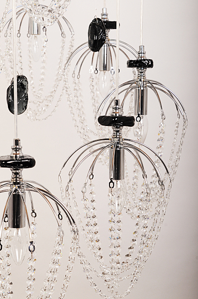 Светильник подвесной Paula PL.5301-(10+5)+6CH-cristall