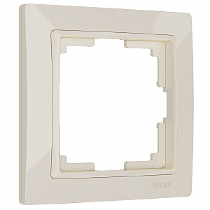 Рамка Werkel W0012003/ Рамка на 1 пост Snabb basic (слоновая кость)