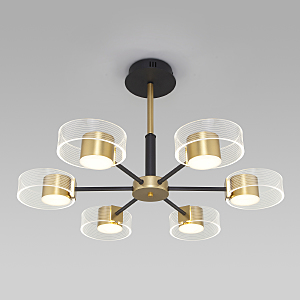 Потолочная люстра Jet 90244/6 черный/золото