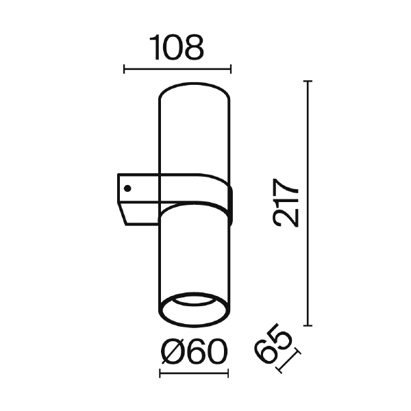 Настенный светильник Focus Design C069WL-02MG