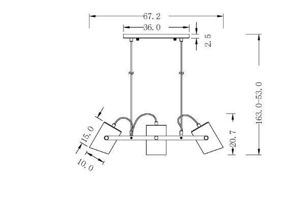 Светильник подвесной Elori FR4005PL-03BBS