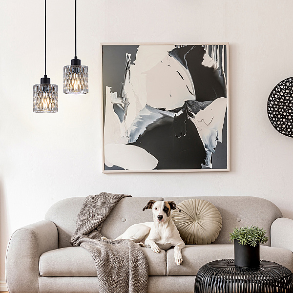 Светильник подвесной Vela 466/1S Smoky