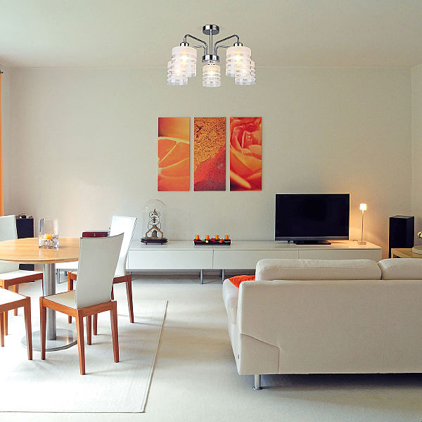 Потолочная люстра Essence 30176/5 хром