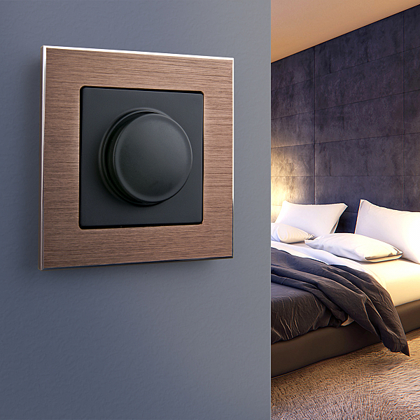 Рамка Werkel W0011714/ Рамка на 1 пост Aluminium (коричневый алюминий)