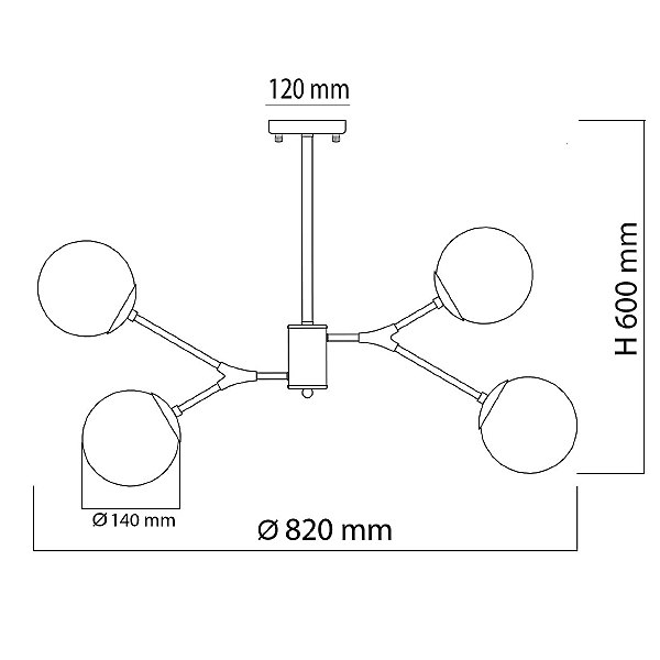 Потолочная люстра Оливия 306013908